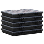 Cajas de accesorios 5 unidades polipropileno 40x30x5 cm