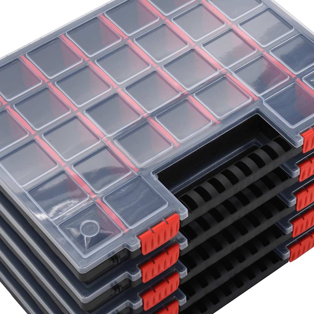 Cajas de accesorios 5 unidades polipropileno 40x30x5 cm