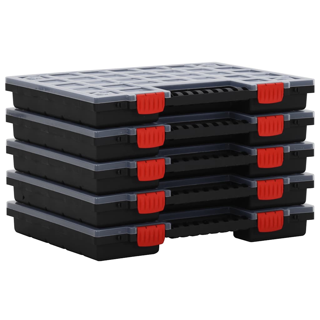 Cajas de accesorios 10 unidades polipropileno 40x30x5 cm