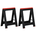 Caballetes de trabajo plegables 2 uds polipropileno 350 kg