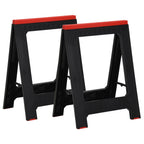 Caballetes de trabajo plegables 2 uds polipropileno 350 kg