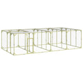 Gallinero madera maciza de pino impregnada 800x400x200 cm