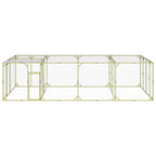 Gallinero madera maciza de pino impregnada 800x400x200 cm