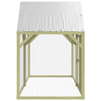 Gallinero madera maciza de pino impregnada 200x100x150 cm