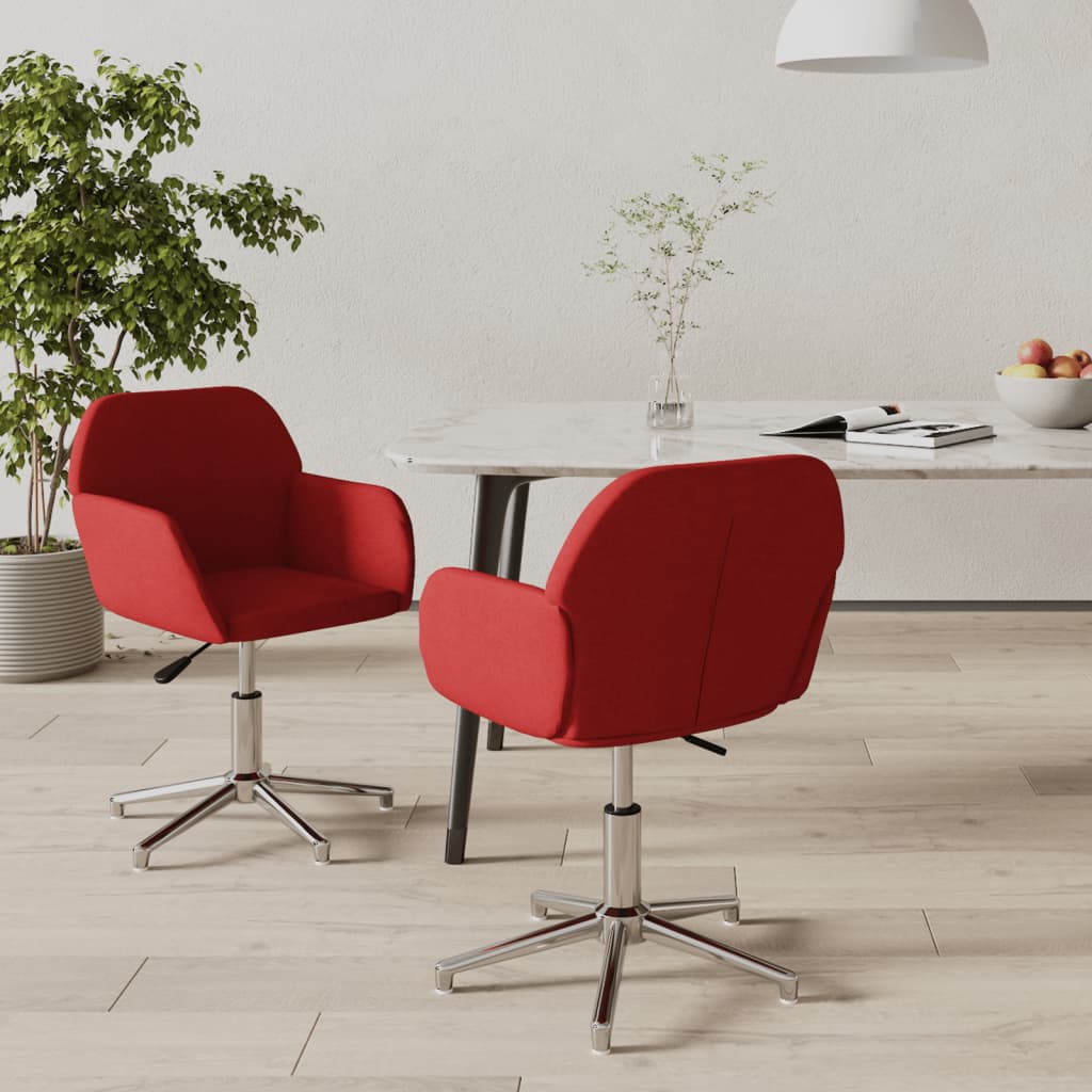 Sillas de comedor giratorias 2 uds de terciopelo gris claro