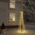 Árbol de Navidad con pincho 108 LED azul 180 cm