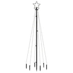 Árbol de Navidad con pincho 108 LED azul 180 cm