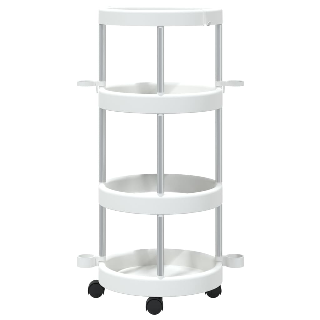 Carrito de limpieza con cesto de almacenaje aluminio