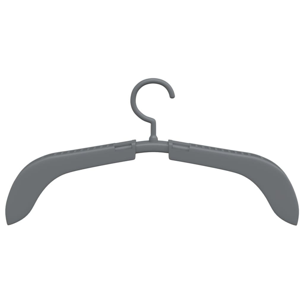 Perchas extensibles 5 unidades gris