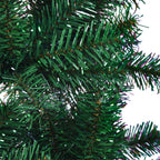 Árbol de Navidad artificial puntas iridiscentes PVC verde 180cm