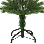 Árbol de Navidad artificial estrecho con soporte PE 150 cm