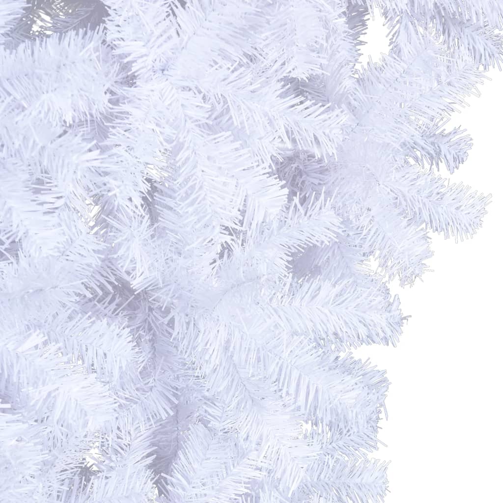 Árbol de Navidad artificial al revés con soporte blanco 120 cm
