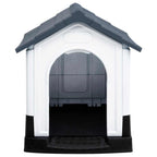 Casa para perro gris 57x68x66 cm polipropileno