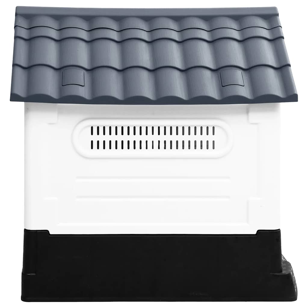 Casa para perro gris 57x68x66 cm polipropileno