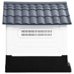 Casa para perro gris 57x68x66 cm polipropileno