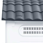Casa para perro gris 57x68x66 cm polipropileno