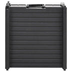 Rampa plegable para perros plástico negro 153x40x12,5 cm