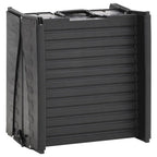 Rampa plegable para perros plástico negro 153x40x12,5 cm