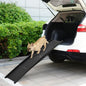 Folding pet ramp black plastic 153x40x12.5 cm