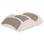 Escalera perros plegable 3 peldaños plástico crema 50x38x38cm
