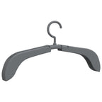 Perchas extensibles 10 unidades gris