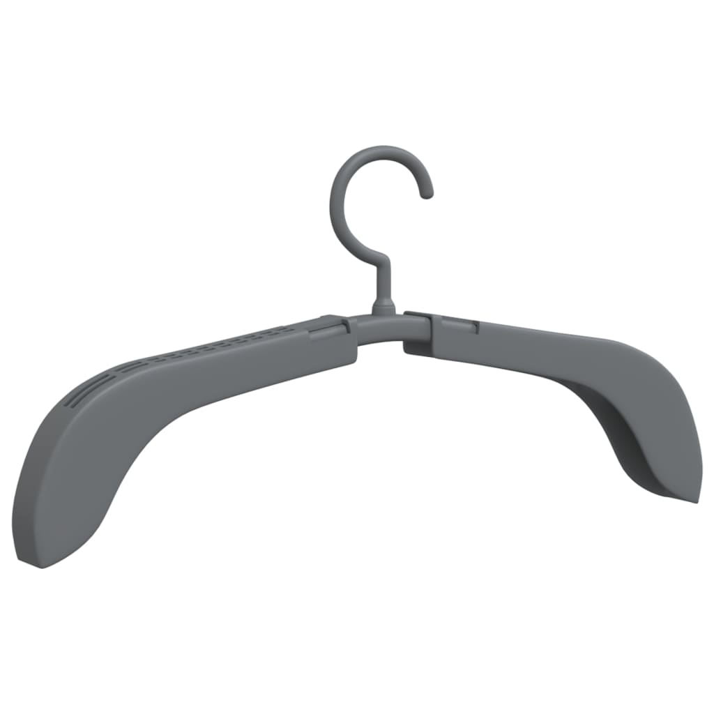 Perchas extensibles 10 unidades gris