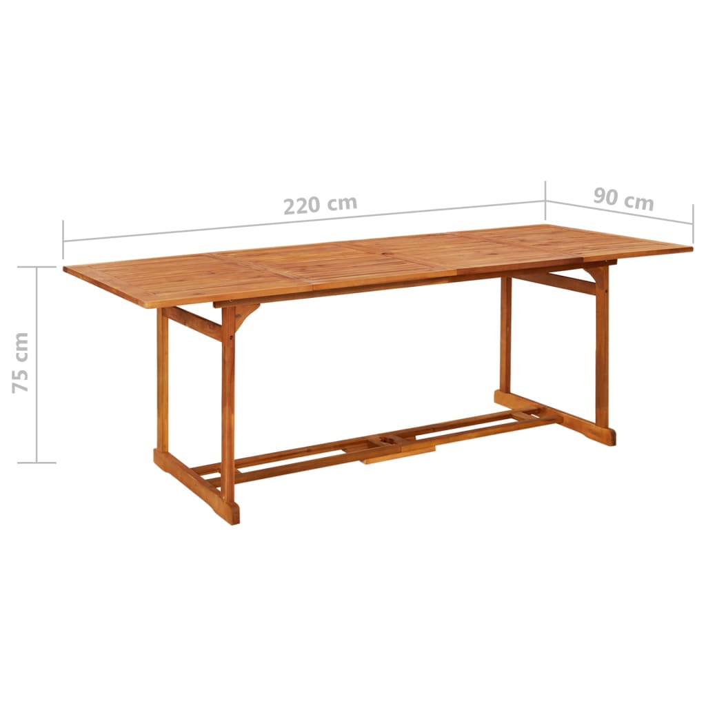 Juego de comedor de jardín 11 piezas con cojines gris