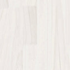 Estructura de cama de madera de pino maciza blanca 140x190 cm