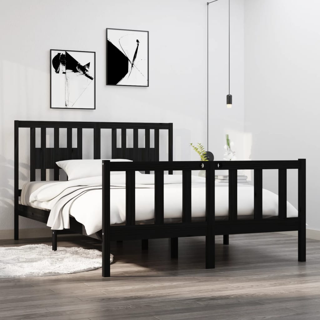Cama apilable de madera pino maciza 100x200 cm