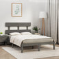 Estrutura de cama Super King branca em madeira maciça 180x200 cm