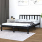 Estrutura de cama Super King branca em madeira maciça 180x200 cm