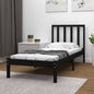 Estrutura de cama Super King branca em madeira maciça 180x200 cm