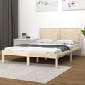 Estructura de cama de madera maciza 100x200 cm