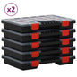 Cajas de accesorios 10 unidades polipropileno 34,5x25x5 cm