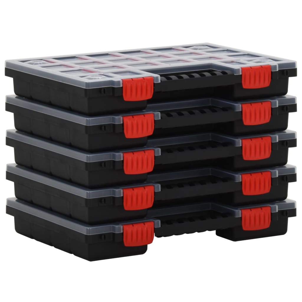 Cajas de accesorios 10 unidades polipropileno 34,5x25x5 cm