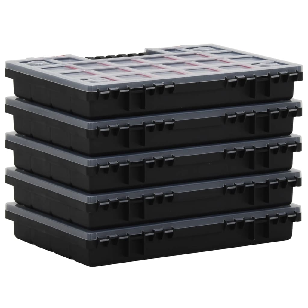 Cajas de accesorios 10 unidades polipropileno 34,5x25x5 cm