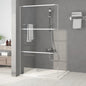 Mampara de ducha accesible vidrio ESG blanco 100x195 cm