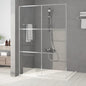 Mampara de ducha accesible vidrio ESG blanco 100x195 cm