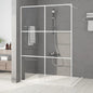 Mampara de ducha accesible vidrio ESG blanco 100x195 cm