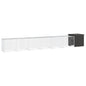 Gallinero de acero galvanizado gris 300x91x100 cm