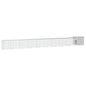 Gallinero de acero galvanizado gris 300x91x100 cm