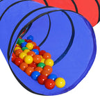 Túnel de juegos para niños con 250 bolas multicolor