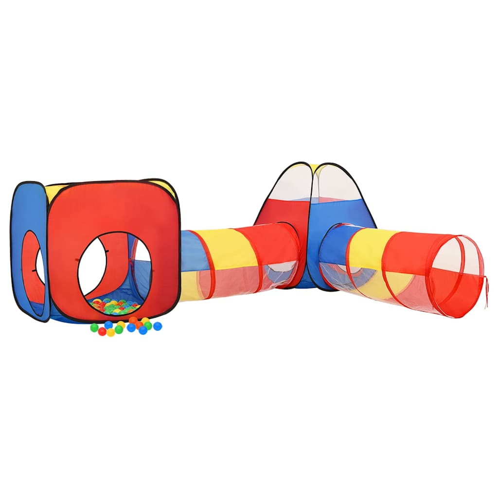 Tienda de juego de niños con 250 bolas multicolor 190x264x90 cm