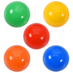 Tienda de juego de niños con 250 bolas multicolor 190x264x90 cm