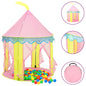 Children's play tent with 250 multi-colored balls 190x264x90 cm