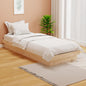 Extendable bed with mattress 80 x 200 cm Solid pine wood