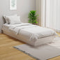 Extendable bed with mattress 80 x 200 cm Solid pine wood