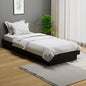 Extendable bed with mattress 80 x 200 cm Solid pine wood