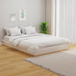Extendable bed with mattress 80 x 200 cm Solid pine wood