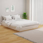Extendable bed with mattress 80 x 200 cm Solid pine wood